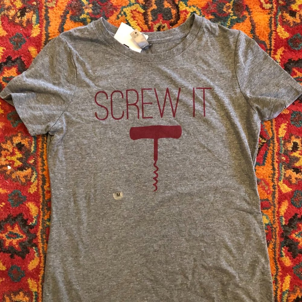 "Screw It" Wine Cork T-shirt